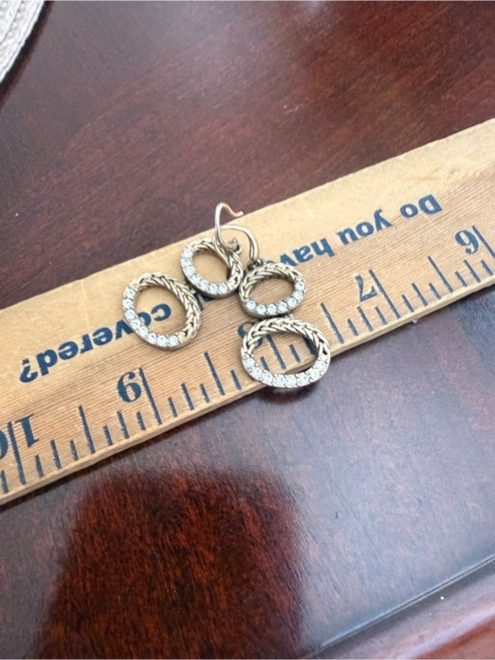 Vintage Ellen Tracy Hook Earrings